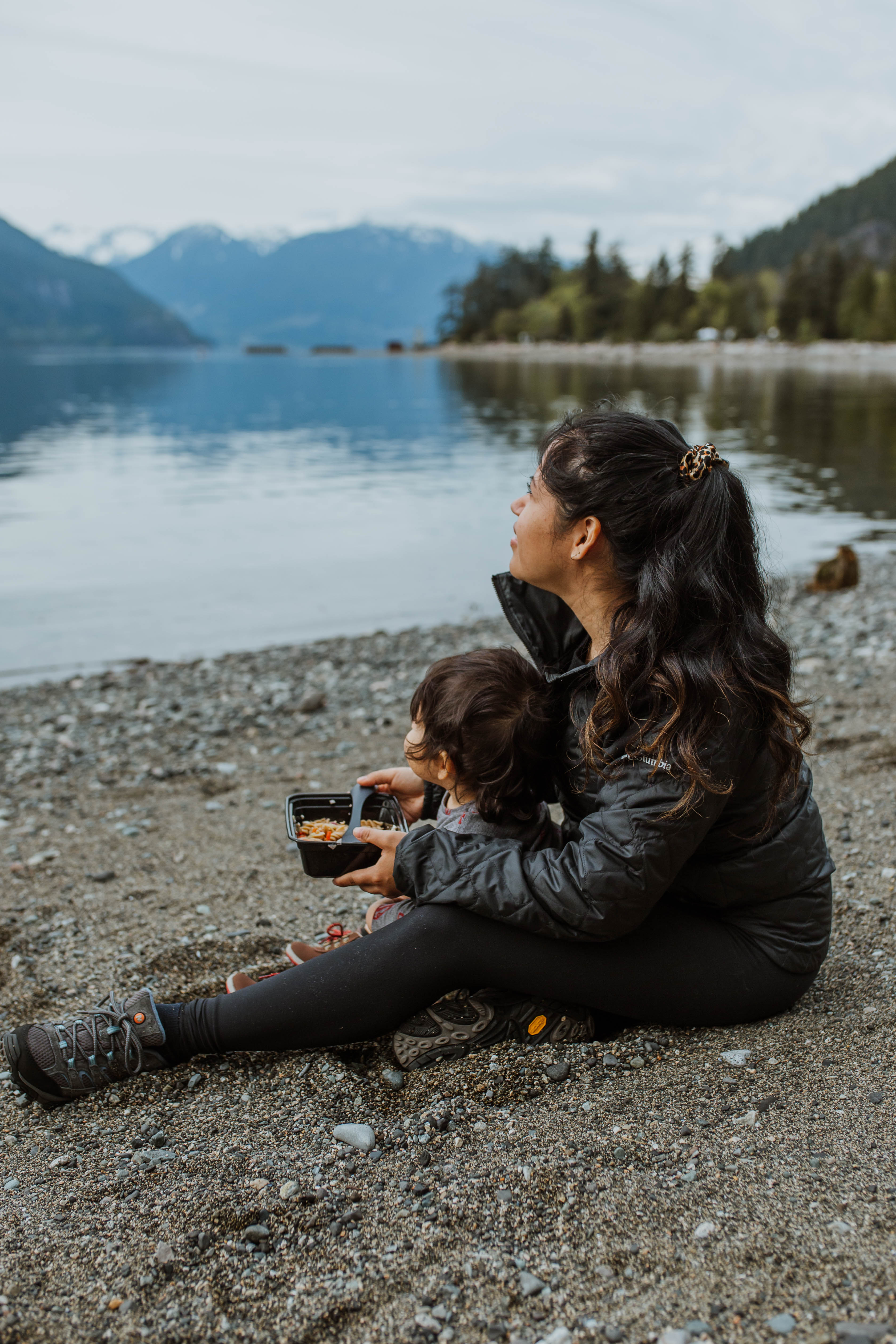 Maritza and Liam by the lake