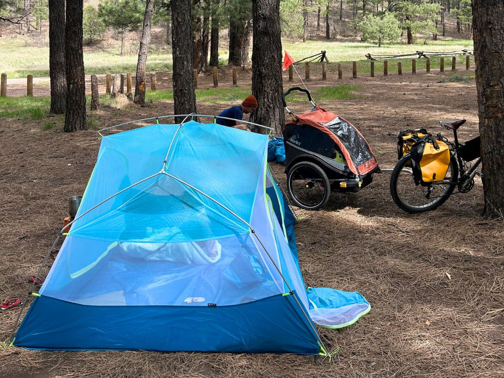 Bikepacking in Jemez Springs, New Mexico