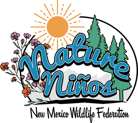 Logo for the Nature Ninos Programs from the New Mexico Wildlife Federation